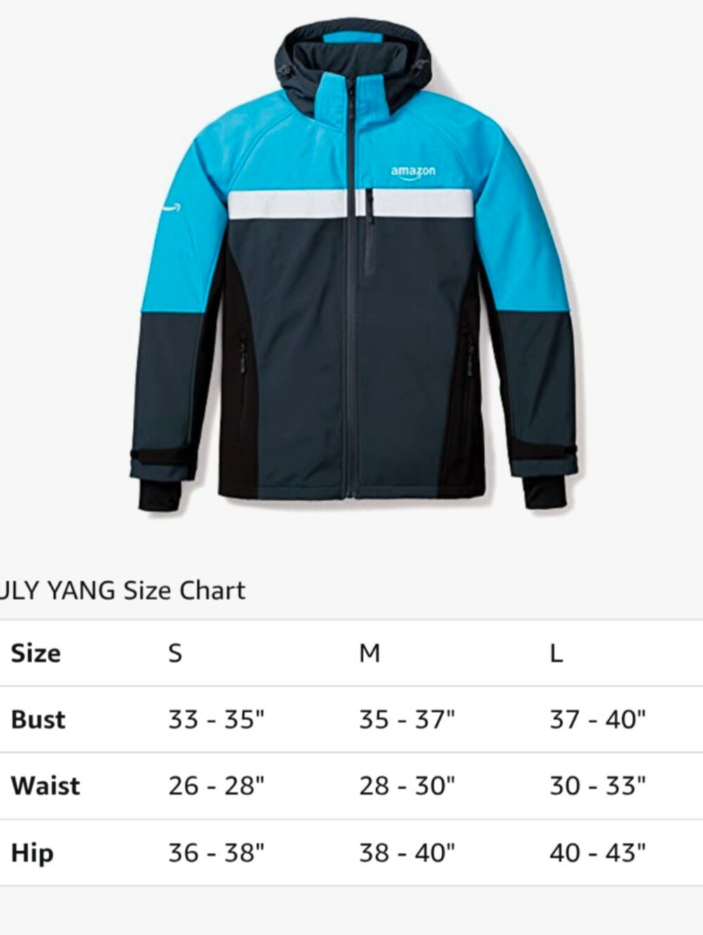 Luly Yang Again Dsp Uniform Softshell Jacket Blue Black Reflective Size Large - Picture 10 of 12